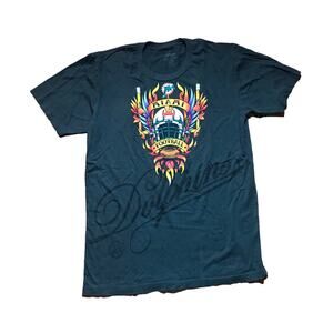 reebok miami dolphins american traditional tattoo tee large